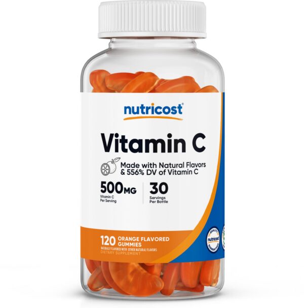 Frente de Nutricost Vitamin C Gummies