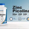 Version 1.0.0 Frasco y etiqueta de zinc picolinato 50 mg