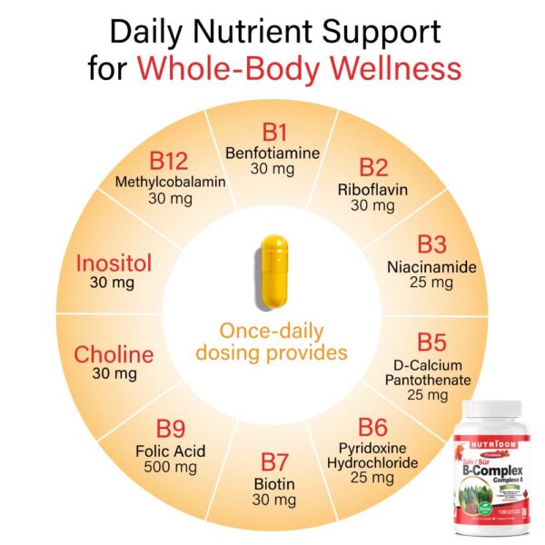 Version 1.0.0 Capsulas y frasco de b-complex