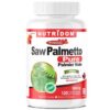 Version 1.0.0 Nutridom Saw Palmetto 500mg 120 cápsulas suplemento próstata vegano