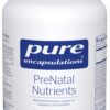 Suplemento prenatal Pure Encapsulations envase frontal
