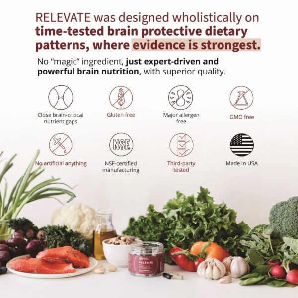 Nutrientes RELEVATE para el cerebro