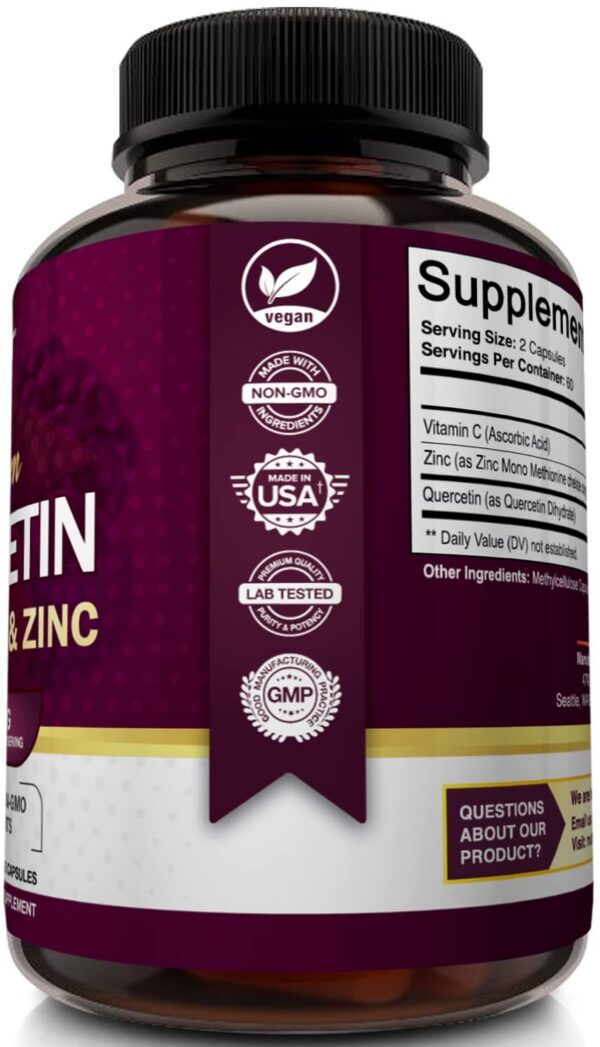 Frasco de quercetina NutriFlair