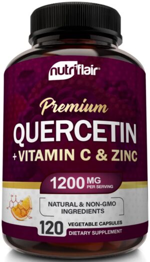 NutriFlair Quercetin 1200mg frasco frontal