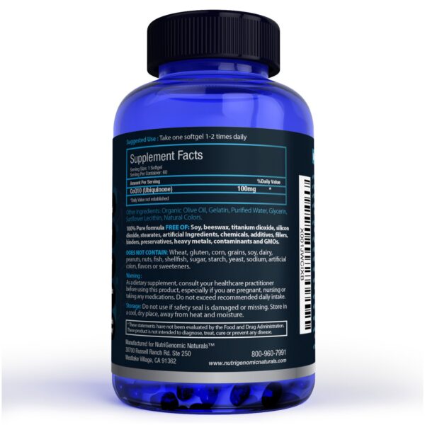 Version 1.0.0 Softgels CoQ10 100 mg y aceite de oliva