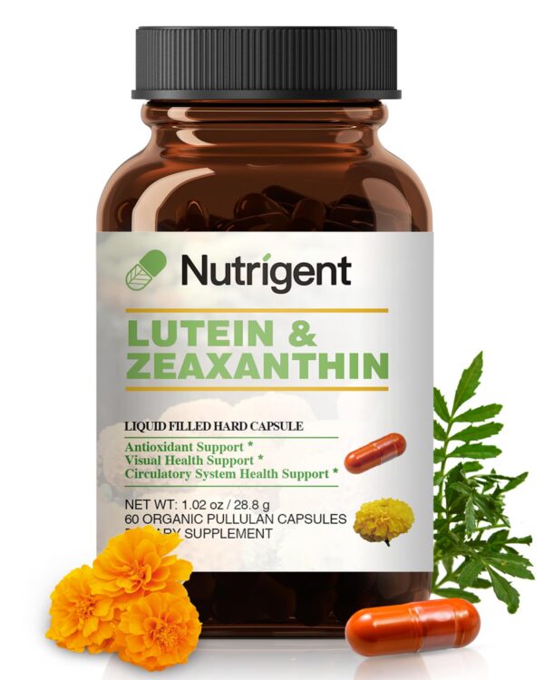 Nutrigent luteína zeaxantina cápsulas líquidas frasco