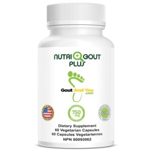 Version 1.0.0 NutriGout Plus cápsulas para soporte de ácido úrico