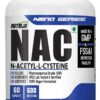 Botella de NutriJa N-Acetil Cisteína 600 MG con 60 cápsulas blancas