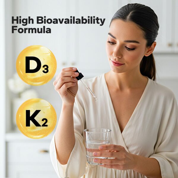 Frasco de NutriNeat Gotas D3 K2 - etiqueta