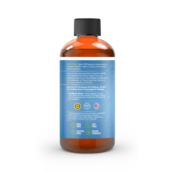 Frasco de vidrio ámbar 8 oz