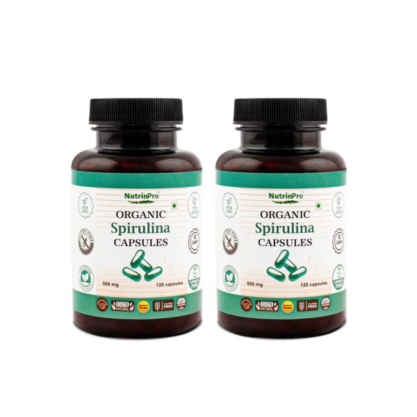 Version 1.0.0 NUTRINPRO cápsulas de espirulina orgánica veganas 240 unidades
