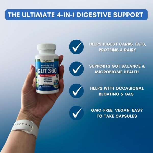 Cápsulas veganas de NutriONN 4 en 1