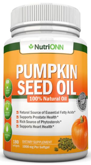 Frente de la etiqueta NutriONN Aceite de calabaza