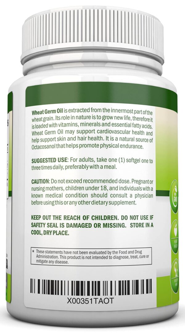 Cápsulas blandas de Aceite de Germen de Trigo