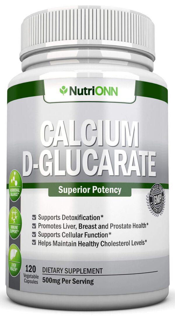 NutriONN Calcium D-Glucarate frenta de envase