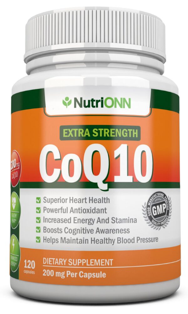Version 1.0.0 Frasco NutriONN CoQ10 200mg cápsulas alta absorción