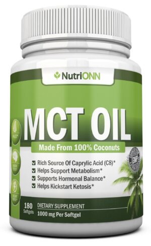 Frente del frasco NutriONN MCT Oil
