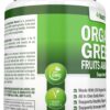 Frasco con etiqueta verde