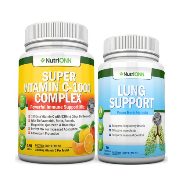 NutriONN Vitamina C y Pulmones - vista frontal