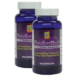 Nutrisalud Resveratrol gelcaps frasco frontal
