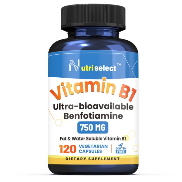 Nutriselect Benfotiamine frasco y etiqueta