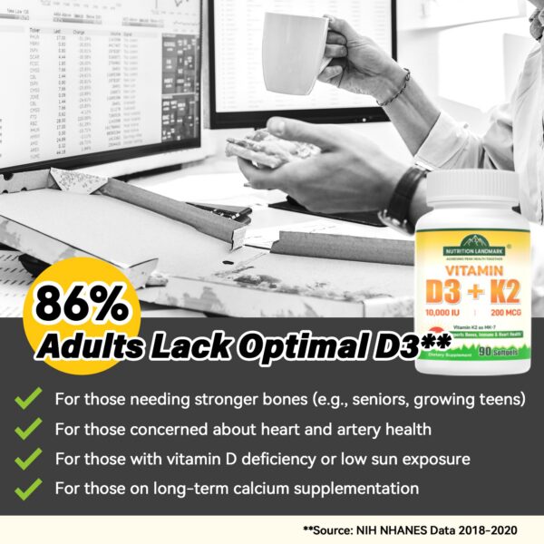 Cápsula blanda individual de Vitamina D3 y K2