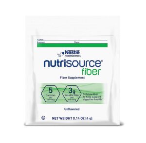 NutriSource paquetes de fibra polvo caja frontal