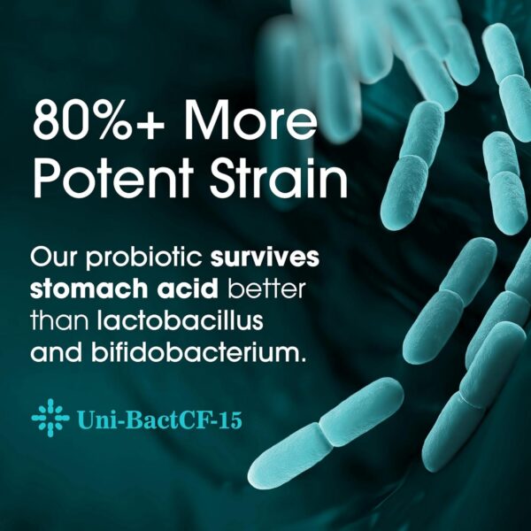 Detalle de cepas probióticas y lactasa en etiqueta