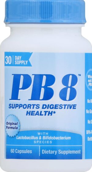 Nutrition Now Pb8 Acidophilus comprimidos probióticos vegetarianos 60 unidades