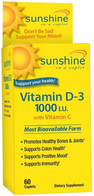 Nutrition Works Sunshine Caplets Vitamina D frontal