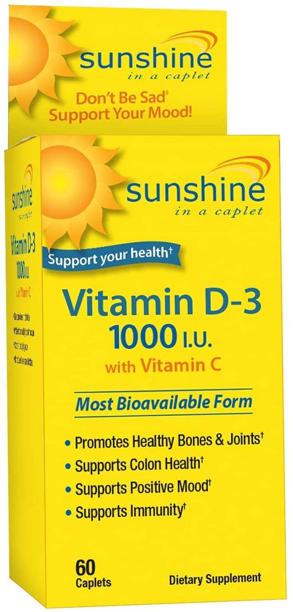 Nutrition Works Sunshine Caplets Vitamina D frontal