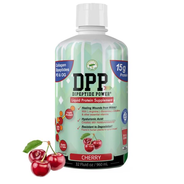 Version 1.0.0 Nutritional Designs DPP dipeptide liquido cereza frasco