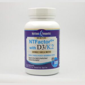 Nutritional Therapeutics suplemento D3 K2 NT Factor 30 wafers vainilla