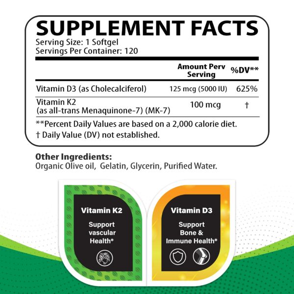 Etiqueta y frasco Nutritunes D3 K2