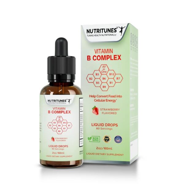 Frasco del Nutritunes Vitamina B líquido