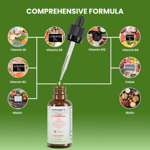 Frasco con gotero de Vitamina B Líquido