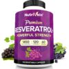 Version 1.0.0 Frente de frasco Nutrivein Resveratrol 1450 mg