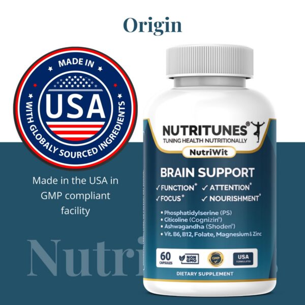 Capsulas NutriWit promoviendo claridad mental y enfoque