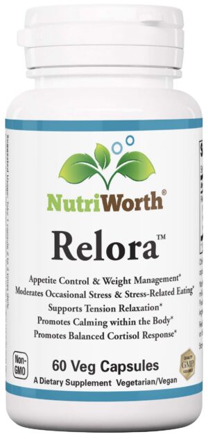 NutriWorth Relora cápsulas vegetales 300 mg frasco