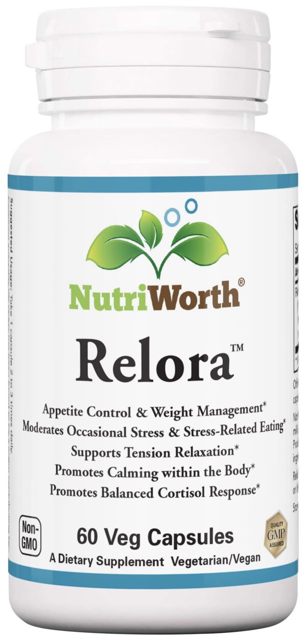 NutriWorth Relora cápsulas vegetales 300 mg frasco