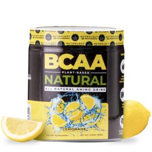 Nutrology BCAA Natural polvo etiqueta frontal