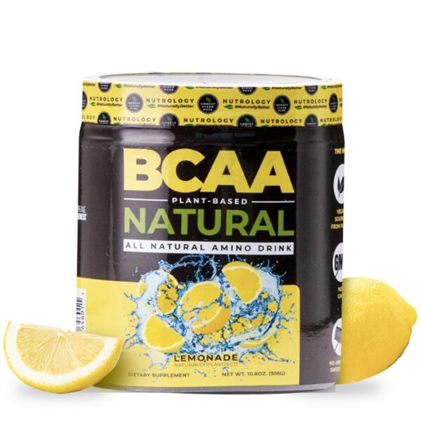 Nutrology BCAA Natural polvo etiqueta frontal