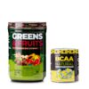 Frasco de Nutrology Greens & Fruits chocolate