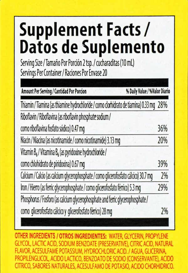 Detalles de botella Nutrophos 500 ml