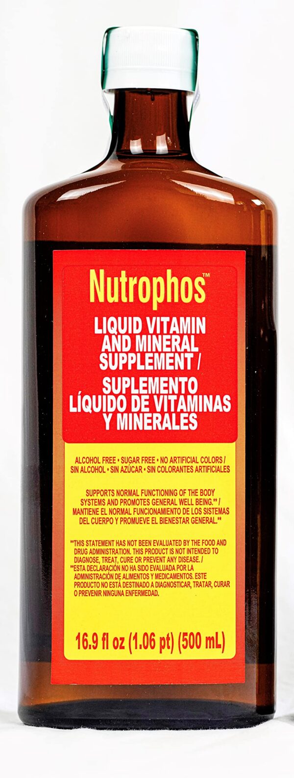 Etiqueta del producto Nutrophos 500 ml