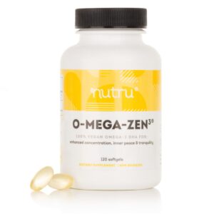 Envase frontal de NuTru O-Mega-Zen3
