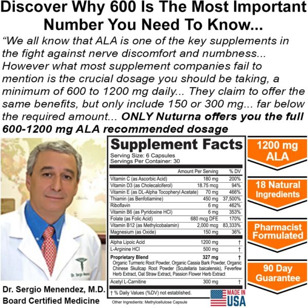 Nuturna 180 cápsulas Detalle de empaque