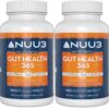 Frente del envase de NUU3 Gut Health 365