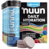 Nuun Energy tabletas electrolíticas sabores mixtos paquete