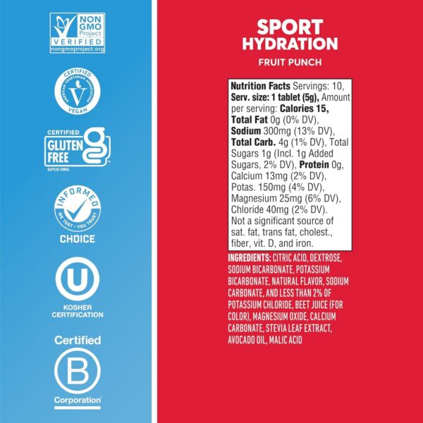 Envase Nuun Active con tabletas